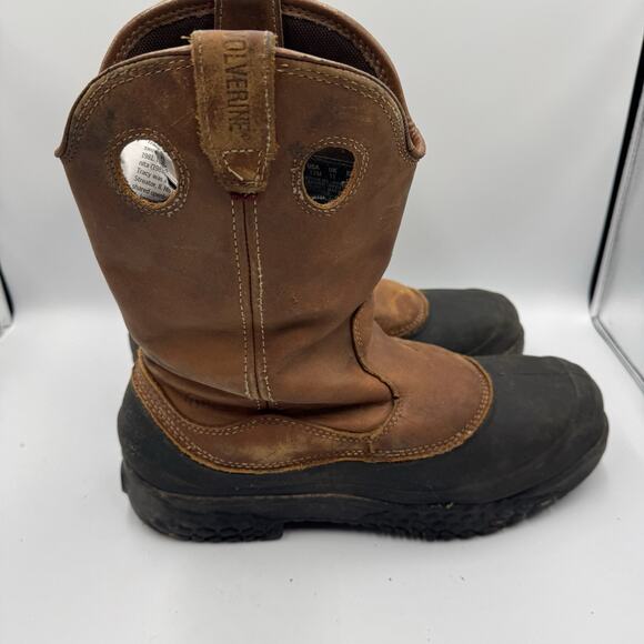 Wolverine Rival SwampMonster Pull On Steel Toe Waterproof Leather Boots 12M - Picture 2 of 7